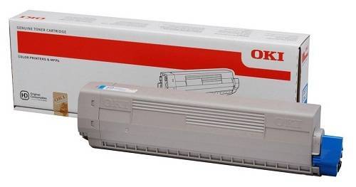Тонер-картридж OKI 46490607, голубой, 6000 страниц A4
