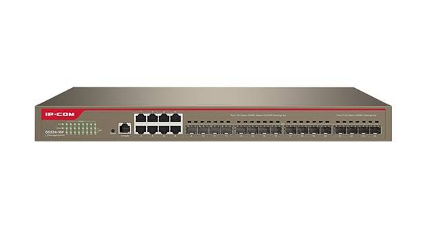 Коммутатор IP-COM G5324-16F, L3, облачный, 8×1GbE, 16×SFP