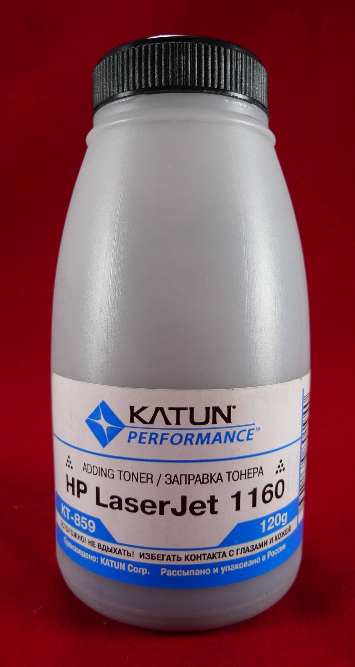Тонер Katun KT-859 для картриджей Q5949A, CRG-708, черный, фасовка 120 г