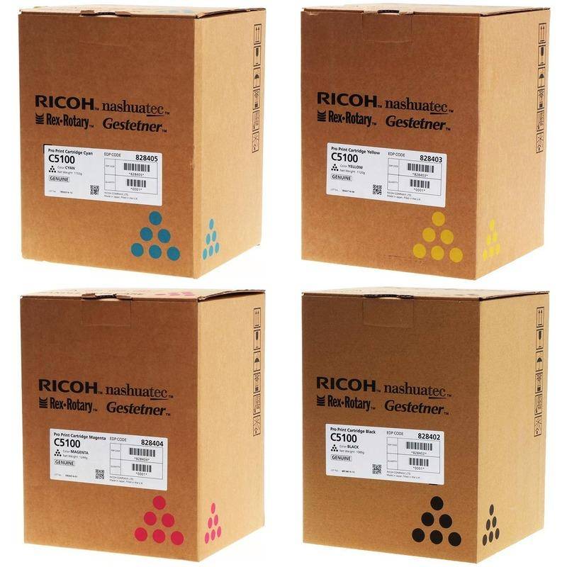 Картридж Ricoh 828405 Type C5100, тонер голубой, 30 000 страниц, для Pro C5100S/C5110S