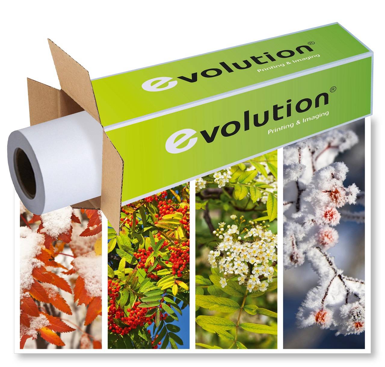 Бумага EVOLUTION  Polyester Film 75microns 0.610х50 м  втулка 2" / 50,8мм  (ex.450L97188)