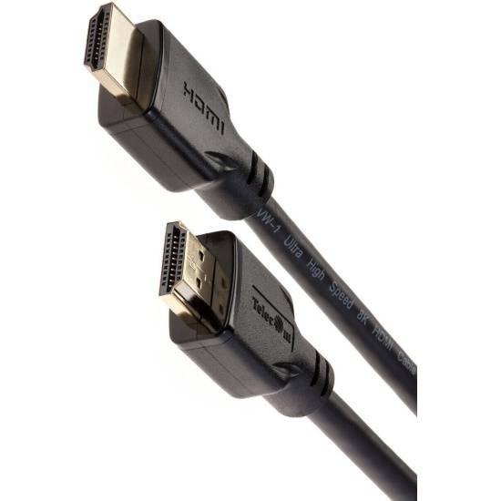 Кабель HDMI VCOM TCG255-0.5M_049255, 2.1, 8K@60Hz, 0.5м