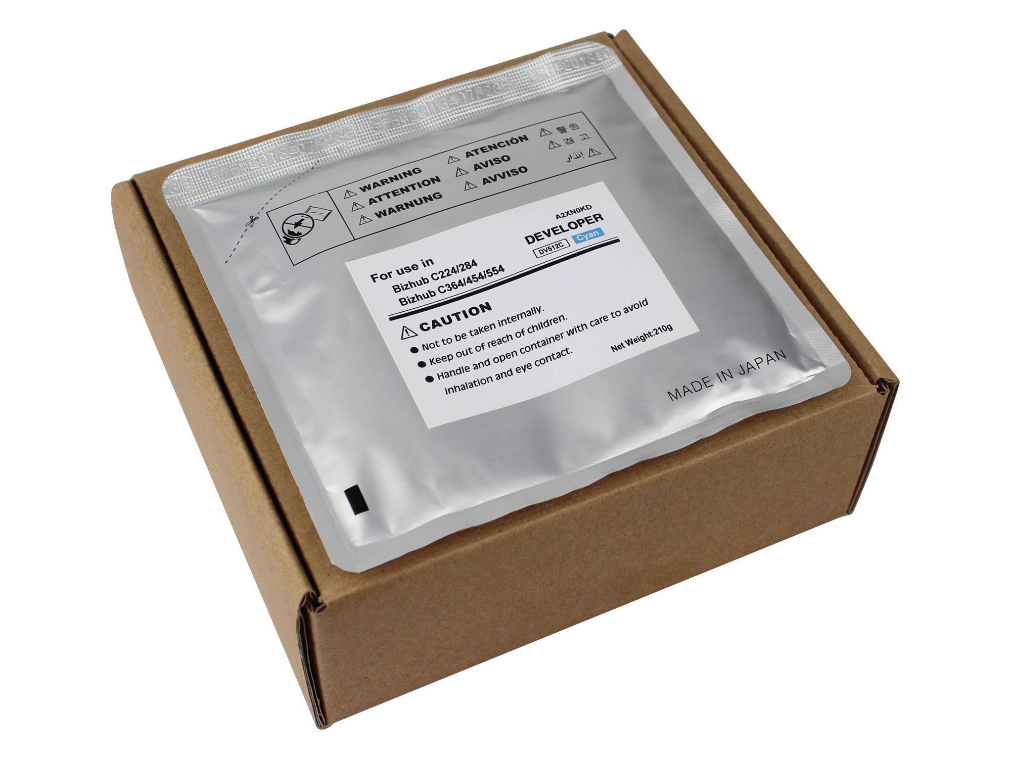 Девелопер CET CET8126 для Konica Minolta Bizhub C224/C284/C364/C454/C554, голубой, 210 г