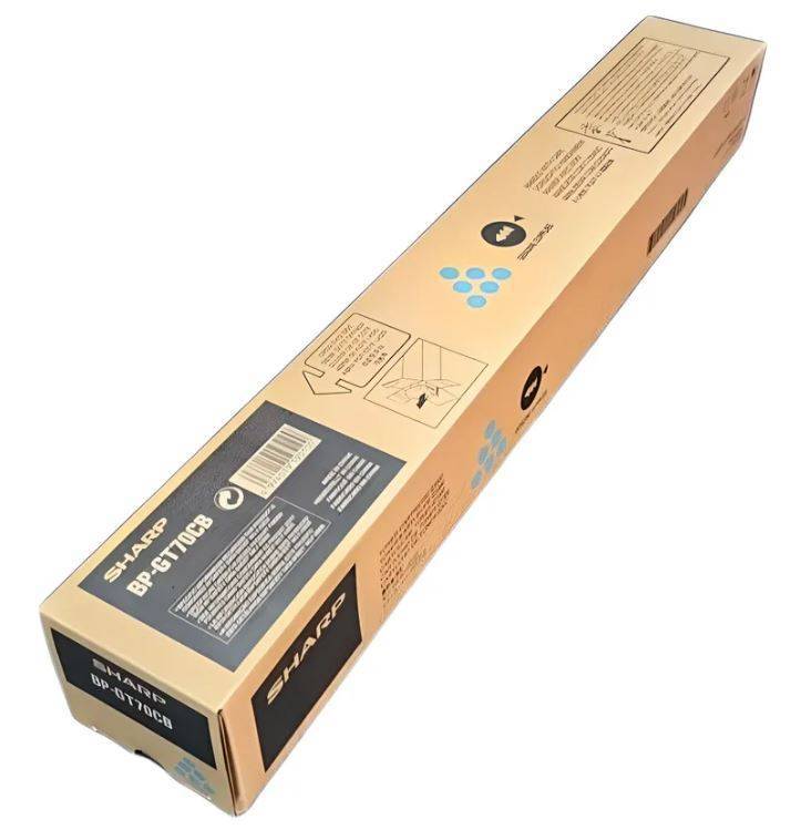 Тонер-картридж SHARP BPGT70CB, голубой, 12K, оригинал