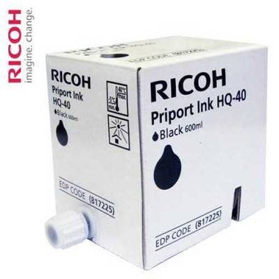 Чернила Ricoh HQ40 для дупликатора Priport, чёрные, 600 мл