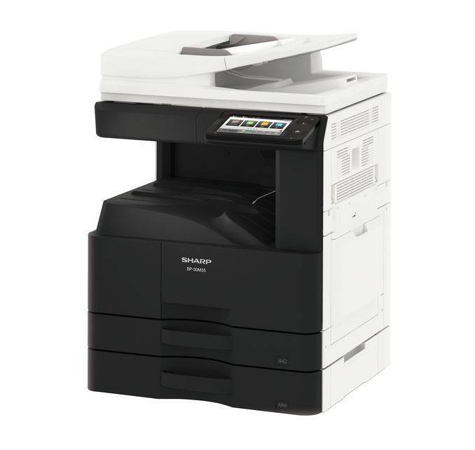 МФУ лазерное ч/б Sharp BP-30M31EU (А3, 4Гб, 31 стр/мин, дуплекс, сеть, RSPF100, 128Гб(SSD) + 16 Гб(eMMC), 7" панель, 2x5