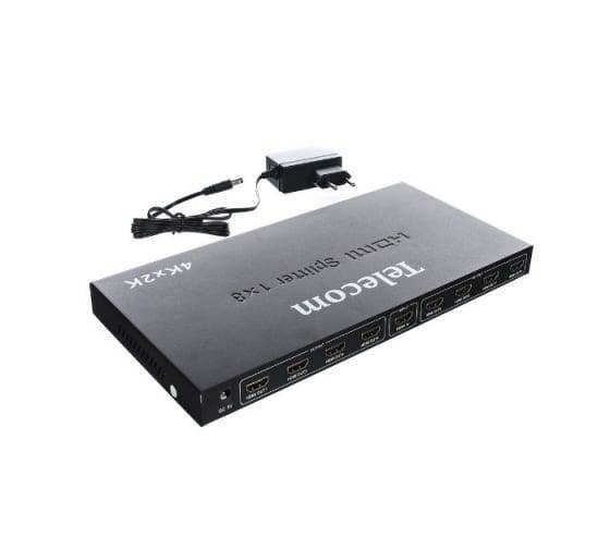 Разветвитель HDMI VCOM TTS7010_891757, 1→8, 4K@30Hz