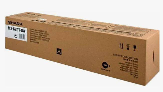 Тонер-картридж Sharp MX62GTBA, черный, 65000 стр