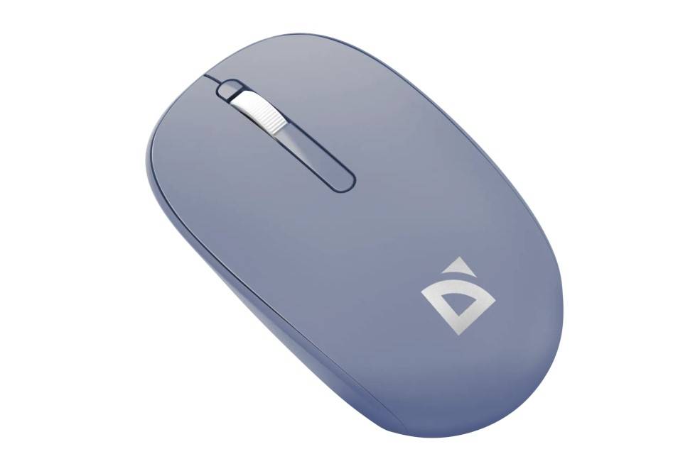Мышь Defender Smart MM-396, беспроводная, 1600 dpi, Bluetooth/USB, синяя
