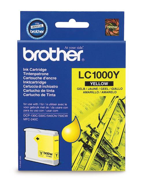 Картридж Brother LC1000Y, желтый, для DCP/MFC