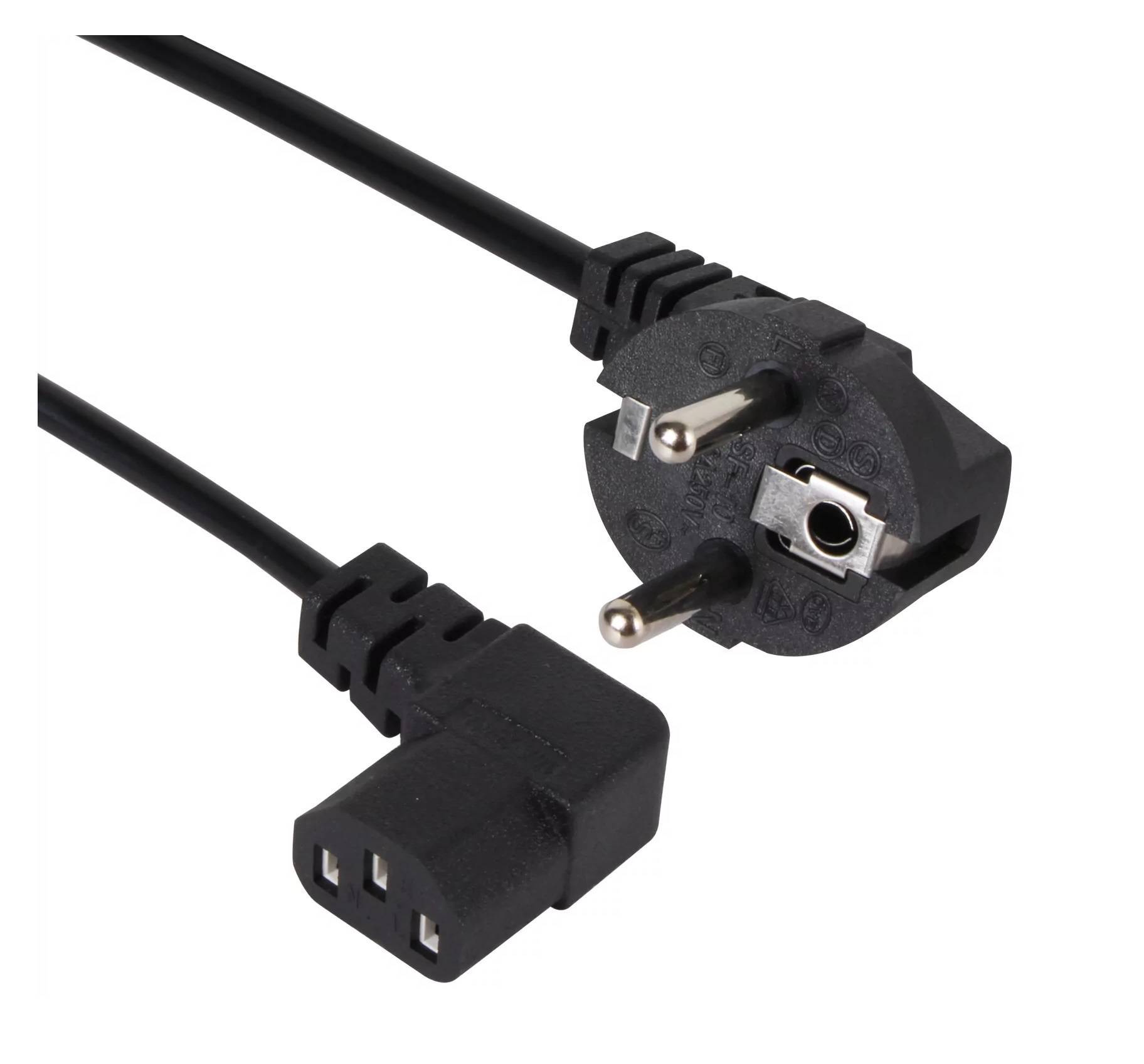 Кабель питания VCOM ACE021R-3M_279261, 3 м, угол-угол