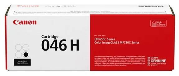 Картридж Canon Cartridge 046HBK, BK, черный, увеличенной емкости, 6300 стр.