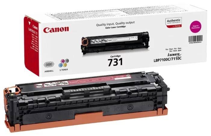 Картридж Canon 6270B002 (CRG 731), пурпурный, 1500 стр.