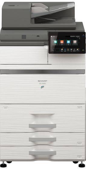 МФУ лазерное ч/б Sharp BP-70M75EU (A3, 5Гб, 75 стр/мин, дуплекс, сеть, DSPF300, 256Гб(SSD)+16Гб(eMMC), 10,1" панель, NFC, WiFi, BT, 3100л, добавить тонер и девелопер, запуск АСЦ, гарантия производителя 1 год)