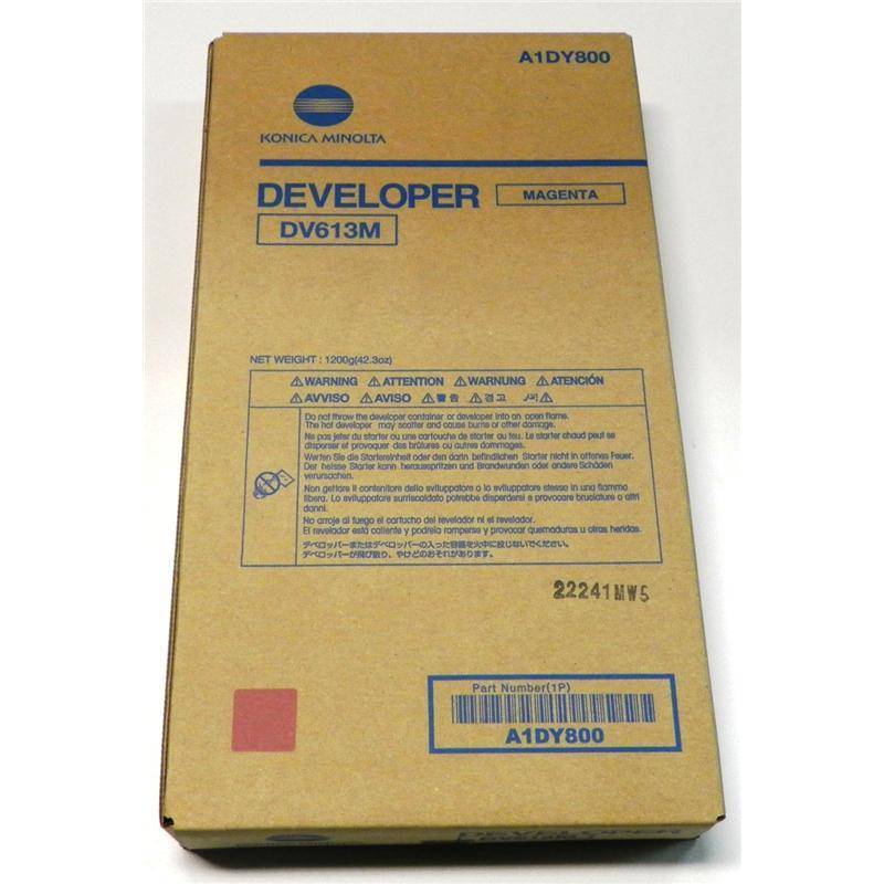Девелопер Konica Minolta DV-613M A1DY800, красный, для bizhub PRESS C8000