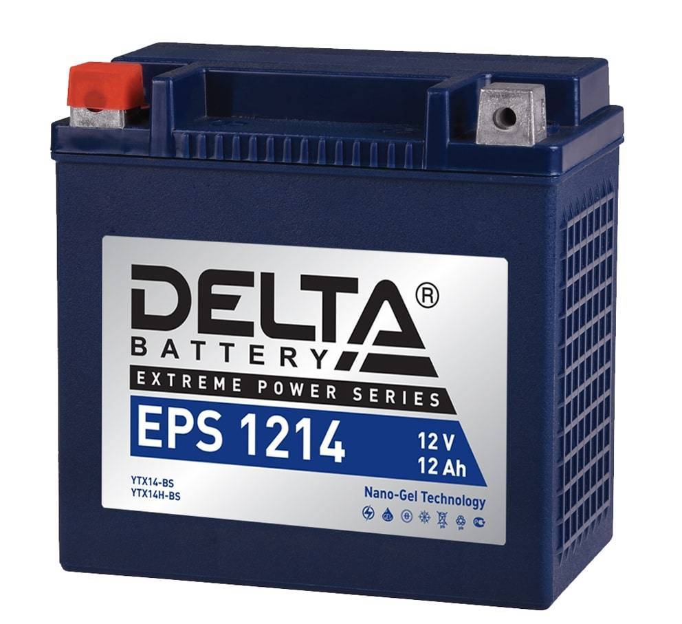 Аккумулятор Delta EPS 1214, 12В, 12Ач