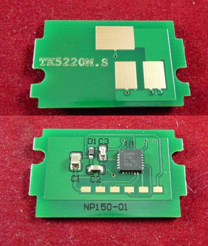 Чип ELP Imaging TK-5220M для Kyocera Ecosys P5021cdn/M5521cdn, Magenta, 1.2K