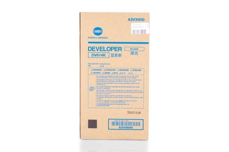 Девелопер Konica Minolta A3VX600, DV-614K, черный, для C1060/C1070