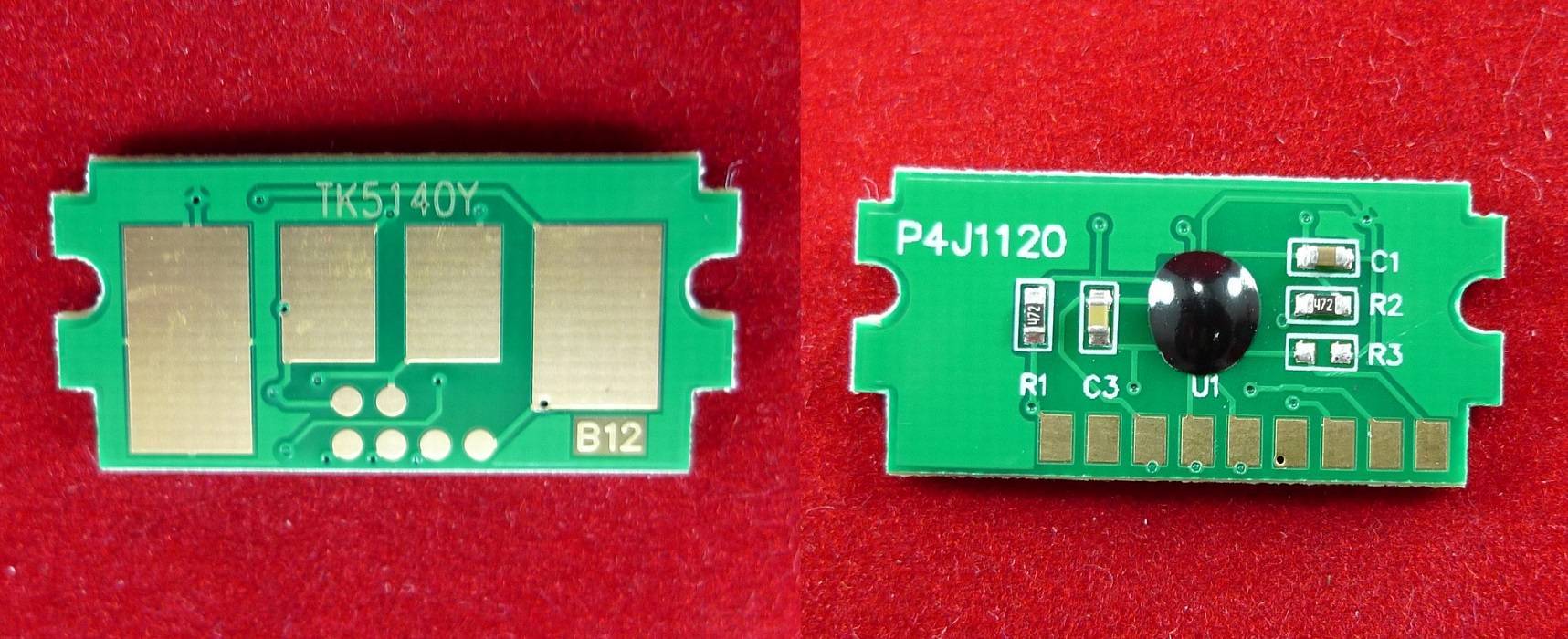 Чип ELP ELP-CH-TK5140Y для Kyocera TK-5140Y, Yellow, 5K