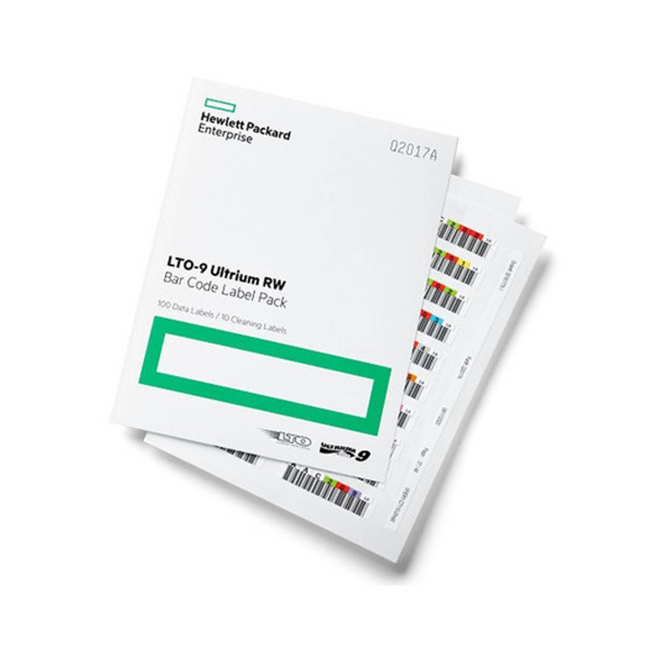Набор этикеток HPE Ultrium9 Q2017A, штрих-код, 100 data + 10 cleaning