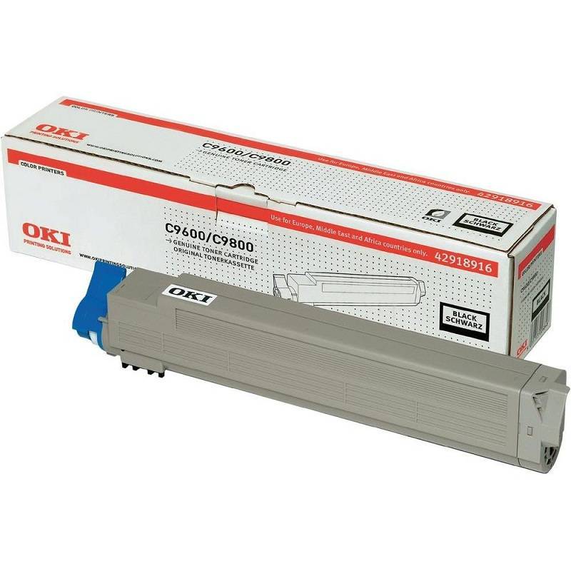 Тонерный картридж OKI 42918916, чёрный, 15000 страниц, для C9600/9650/9800/9850
