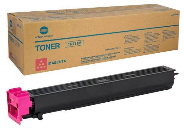 Тонер Konica Minolta A3VU350 TN-711M, красный