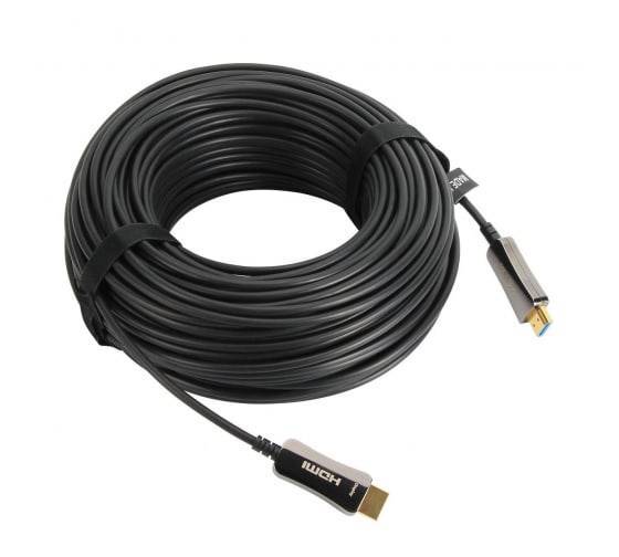Активный оптический кабель HDMI VCOM D3742A-20M, HDMI 19M/M, вер. 2.0, 4K@60 Гц, 20 м