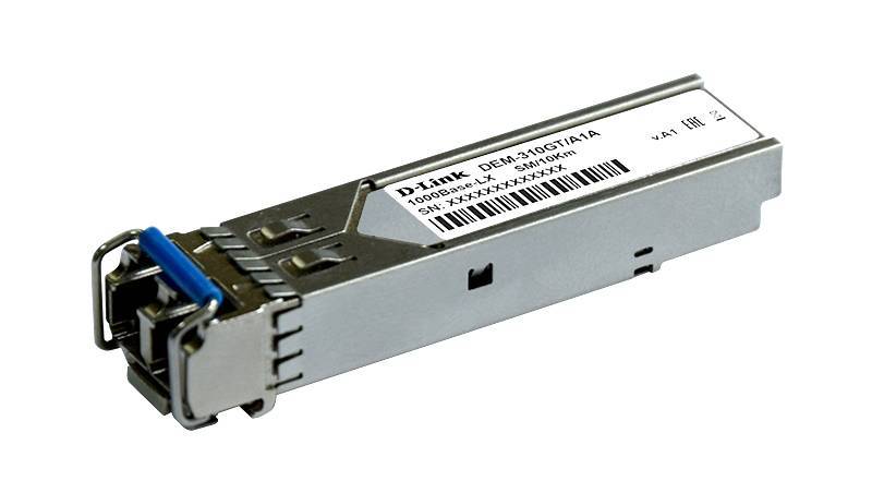 Трансивер D-Link DEM-310GT/A1A, SFP, 1000Base-LX, 1310 нм, до 10 км