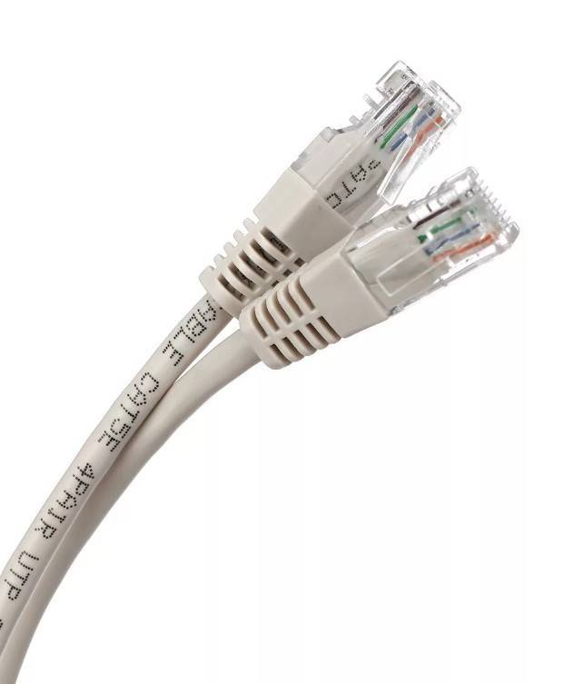 Патч-корд VCOM ANP511 UTP кат.5е, 1,5 м, серый, литой