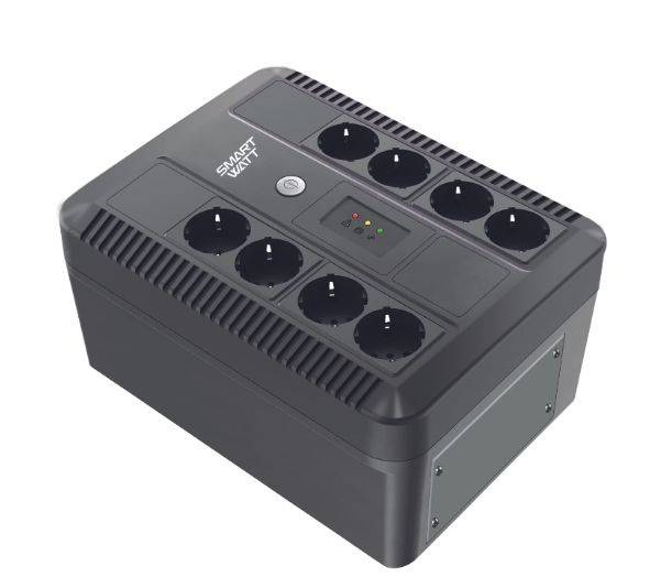 ИБП SMARTWATT UPS SAFE PRO 1050, 1050/600 ВА/Вт, линейно-интерактивный