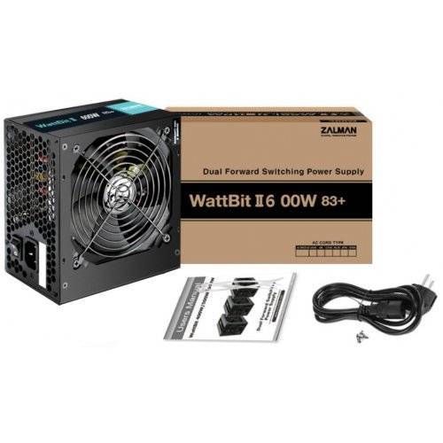 Блок питания ZALMAN ZM600-XEII, 600 Вт, ATX, 120 мм вентилятор