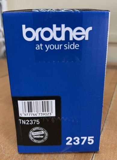 Картридж Brother TN-2375, черный, 2600 страниц, для лазерных принтеров
