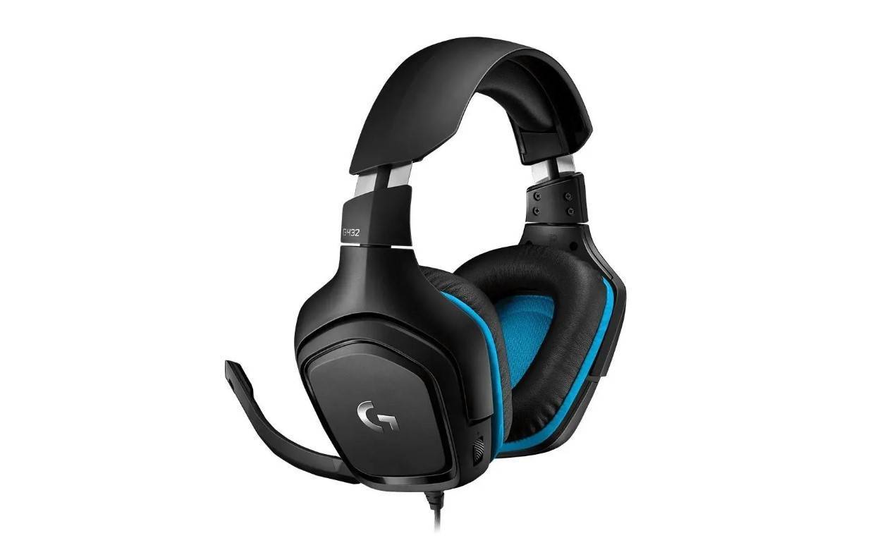Гарнитура Logitech G432, 7.1 Surround, микрофон, USB, 3.2 м