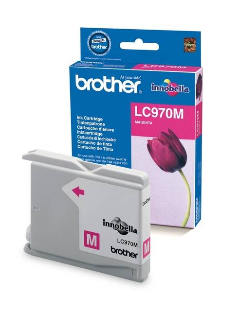 Картридж Brother LC970M, magenta, 300 стр.