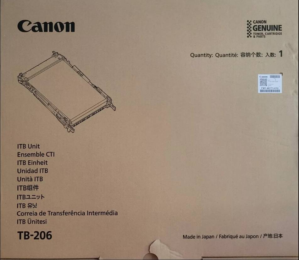 Узел переноса Canon FM1-W273 (TB-206), ресурс 150 тыс. страниц