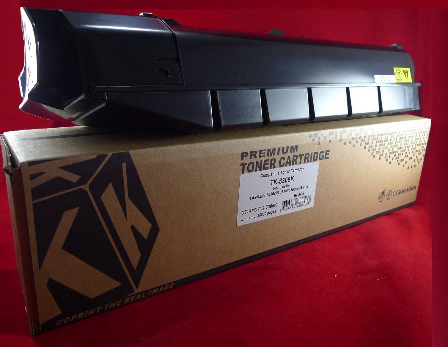 Тонер-картридж ELP CT-KYO-TK-8305K, для Kyocera, черный, 25000 стр.