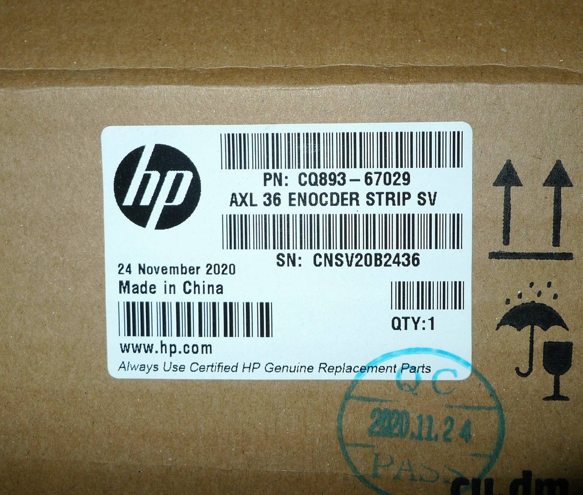 Лента позиционирования HP CQ893-67029, 36", энкодер для плоттеров DJ