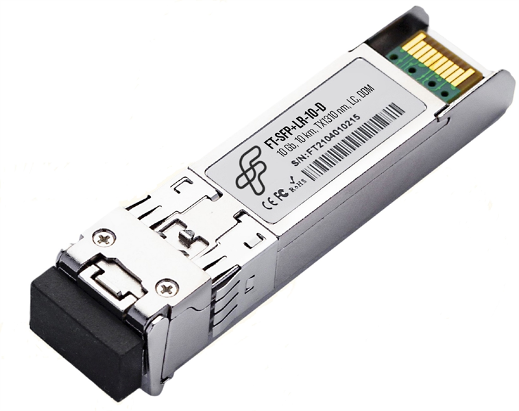 Трансивер Future Technologies FT-SFP+LR-10-D-HW, SFP+, 10 Гбит/с, 1310 нм, SMF, 10 км