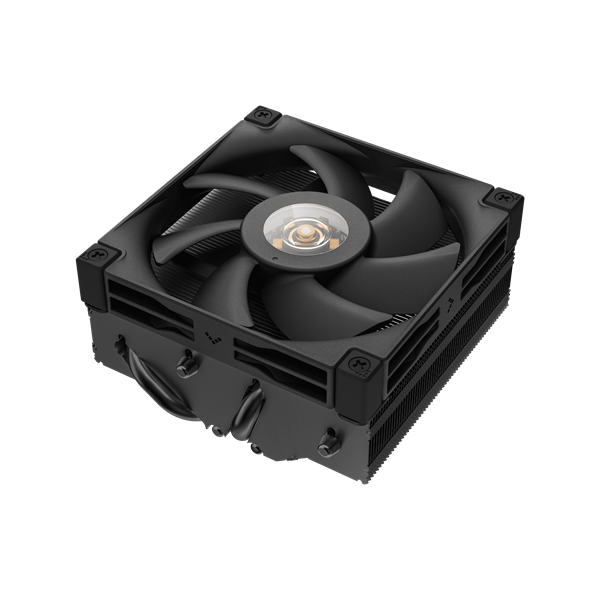 Кулер Deepcool AN400 BLACK, низкопрофильный, 120 мм, 4 трубки, TDP 150 Вт