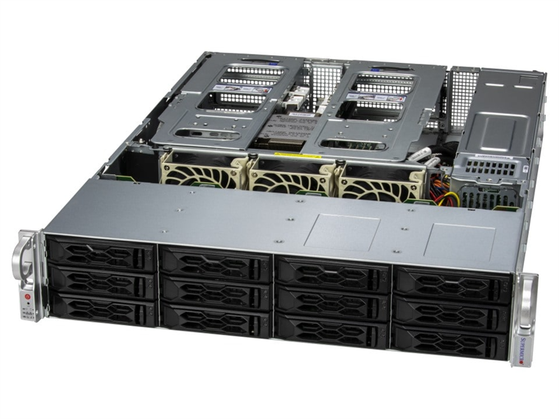 Серверная платформа Supermicro AS-2015CS-TNR_empty-NNC-004, 2U, AMD EPYC 9004, 12×3.5"