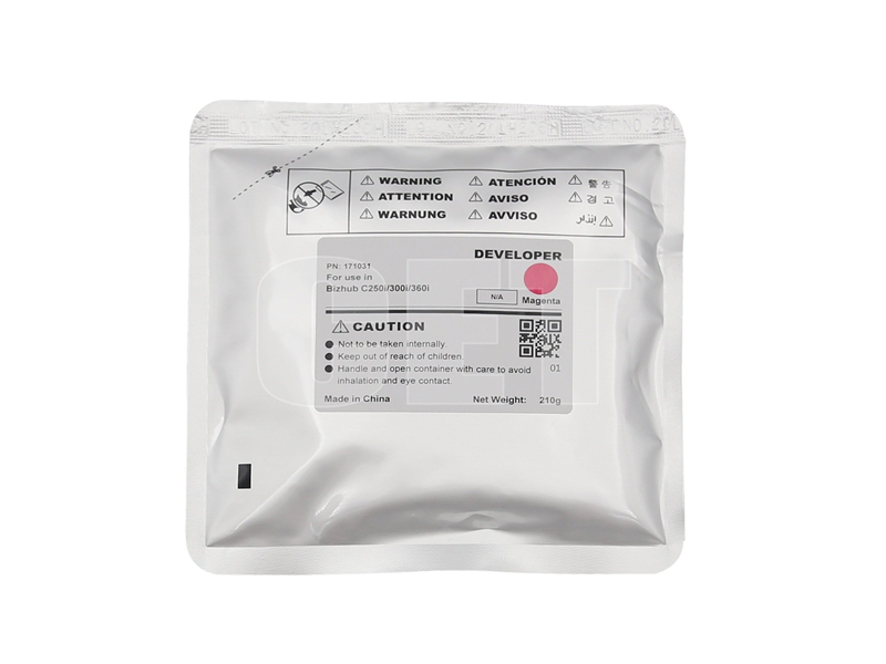 Девелопер CET CET171031 для Konica Minolta Bizhub C250i/300i/360i, Magenta, 210 г