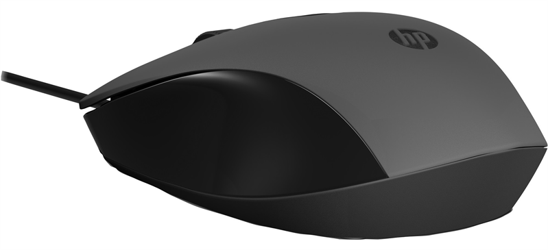 Мышь HP 150 Wired Mouse 240J6AA#ABB, оптическая, 1600 DPI, USB Type-A, черная