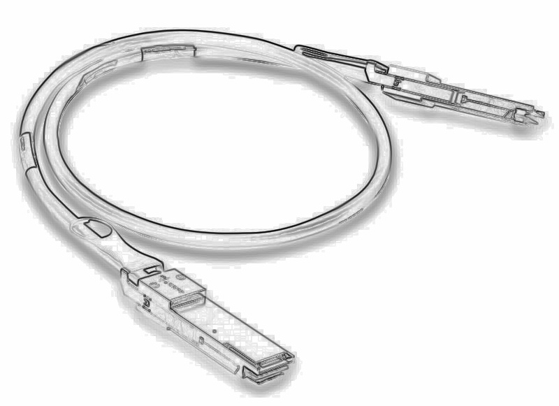 Кабель DAC Future Technologies FT-SFP+CabP-AWG24-5, SFP+–SFP+, 10 Гбит/с, 5 м, AWG24