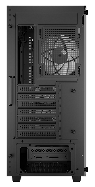 Корпус Deepcool CC560 V2, ATX, черный, 4×120 мм LED, без БП
