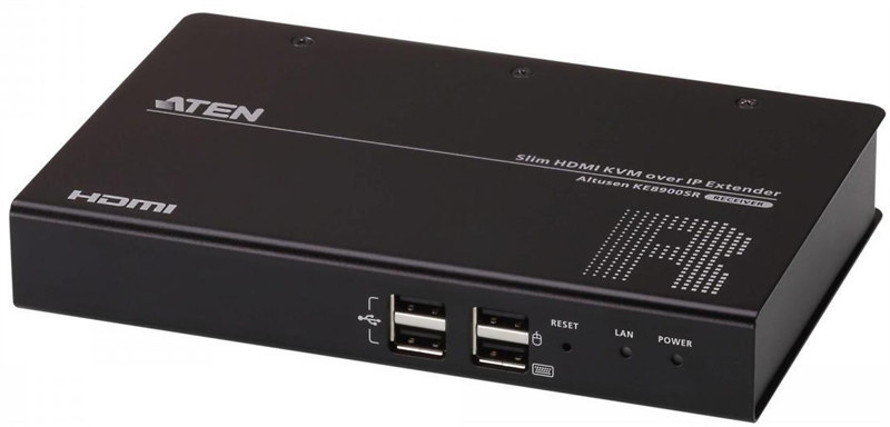 KVM-приемник ATEN KE8900SR-AX-G, HDMI, IP, Slim