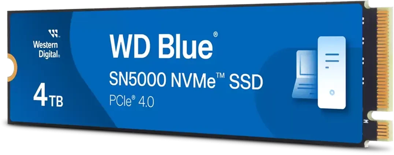 SSD Western Digital WDS400T4B0E, PCIe 4.0, 4ТБ, M.2 2280