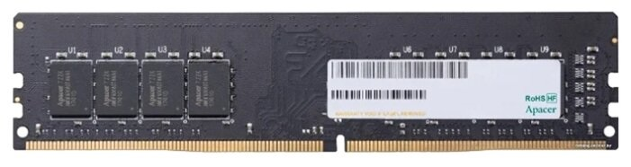 Оперативная память Apacer AU16GGB26CQYBGH, 16 ГБ DDR4, 2666 МГц, DIMM