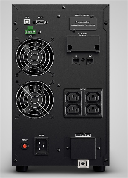 ИБП CyberPower OLS2000E, On-Line, 2000ВА/1800Вт, LCD, USB, RS-232