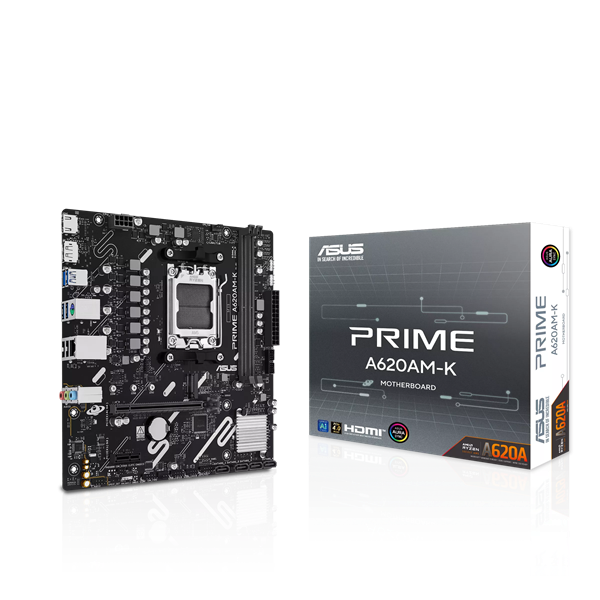 Материнская плата ASUS PRIME A620AM-K, AM5, DDR5, mATX