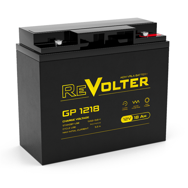 Аккумуляторная батарея DELTA Battery GP 1218, 12В, 18Ач